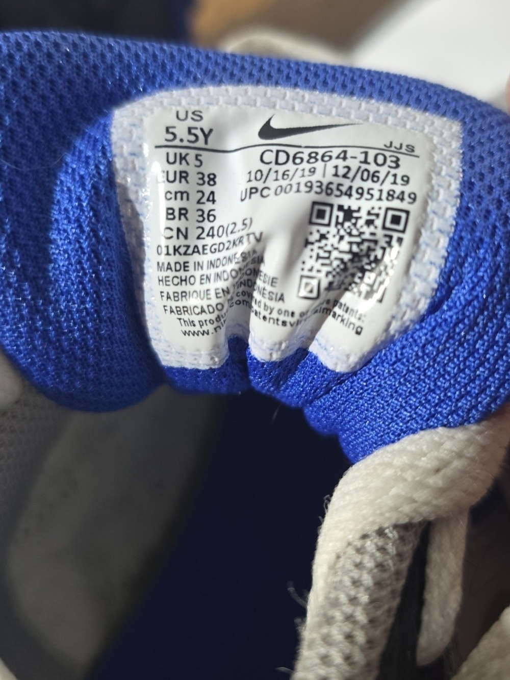 Nike Air Max 90 LTR (GS) "Hyper Royal / Particle Grey - Picture 5 of 5